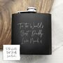 Personalised Handwriting Hip Flask, thumbnail 1 of 9