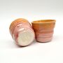 Sunrise Wavy Mini Ceramic Tumbler, thumbnail 6 of 11