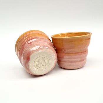 Sunrise Wavy Mini Ceramic Tumbler, 6 of 11