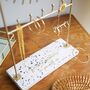 Personalised Terrazzo Jewellery Stand And Mirror, thumbnail 5 of 9