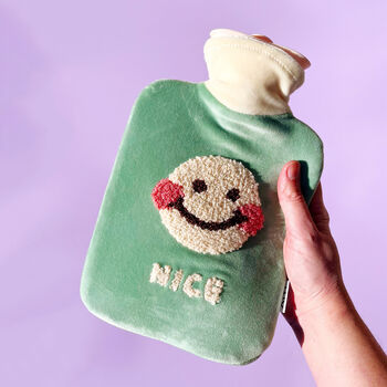 Smiling Face Hot Water Bottle, 7 of 11