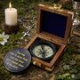 Custom Engraved Compass With Box And Case, thumbnail 4 of 11