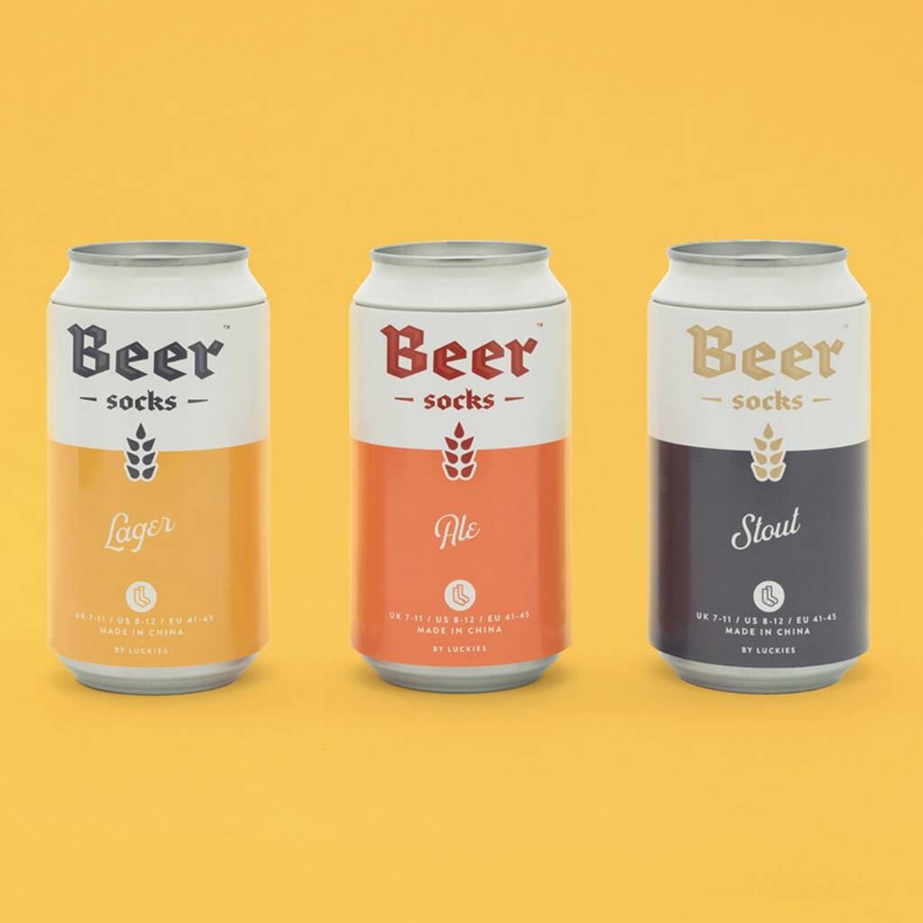 Beer Socks In A Can, 1 of 6