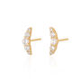 Sparkling Helix Stud Earrings, thumbnail 1 of 4
