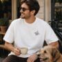 Personalised Bikes And Dogs Club Graphic T Shirt, thumbnail 2 of 8