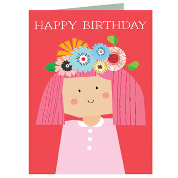 Mini Flower Birthday Girl Card, 2 of 5