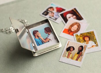 Engraved Symbol Silver Plated Family Album Locket, 5 of 12