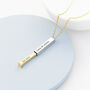 Personalised Square Hidden Message Capsule Necklace, thumbnail 2 of 5