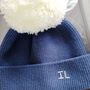 Ladies Personalised Soft Cashmere Wool Bobble Hat Gift, thumbnail 10 of 10