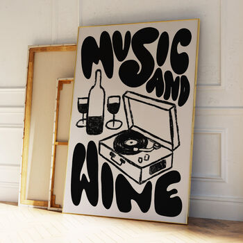 Music And Wine Print, 3 of 10