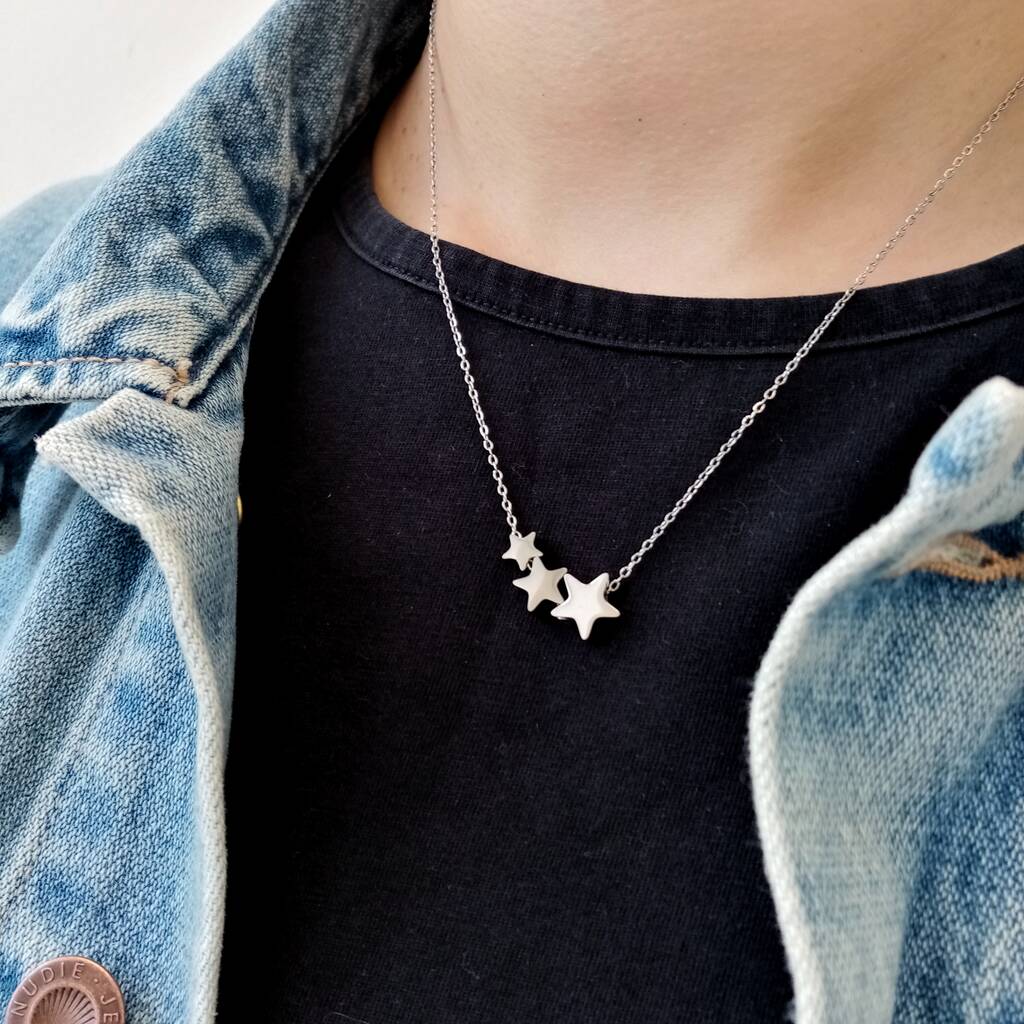 30th Birthday Stars Necklace, A Star For Every Decade, 1 of 9