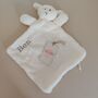 Personalised White Plush Lamb Pocket Comforter Blanket, thumbnail 1 of 8