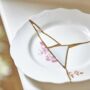 24 Carat Gold Kintsugi Side Plate, thumbnail 3 of 5