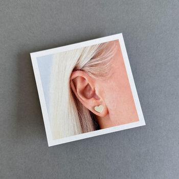 Love You Mum Sterling Silver Heart Earrings, 4 of 12