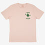 Bad Apple Unisex Printed T Shirt In Peach, thumbnail 4 of 5