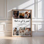 Personalised Couple Photo Collage Frame Gift, thumbnail 2 of 4