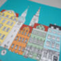 Copenhagen Cityscape Greetings Card, thumbnail 3 of 3