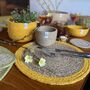 Respiin Set Of Six Seagrass And Jute Tablemats Brights, thumbnail 6 of 11