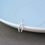 Sterling Silver Wishbone Necklace, thumbnail 2 of 8