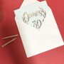 Personalised Papercut 30th Birthday Card, thumbnail 5 of 7