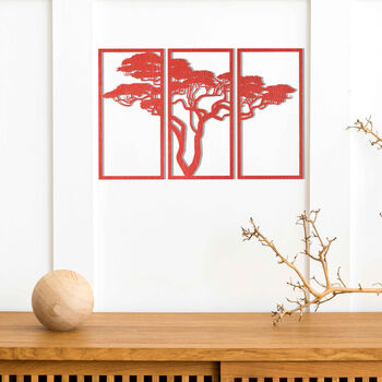 Wooden African Tree Art: Nature Inspired Wall Decor, 11 of 12