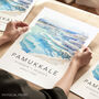 Salar De Uyuni Bolivia Salt Flats Travel Poster, thumbnail 1 of 7
