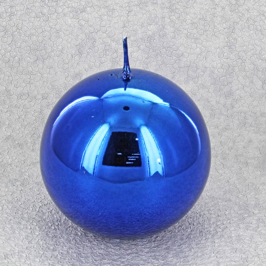 Blue Glass Effect Candles By G Decor By G Decor