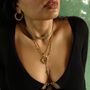 18 K Gold Gemstone Rosary, thumbnail 3 of 7