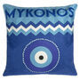 Mykonos Needlepoint Pillow, thumbnail 1 of 5