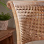 Provence Wicker Dining Chair, thumbnail 3 of 5