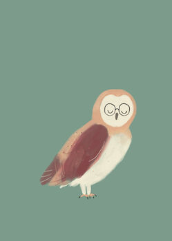 Wise Owl Kids Art Print, 2 of 2