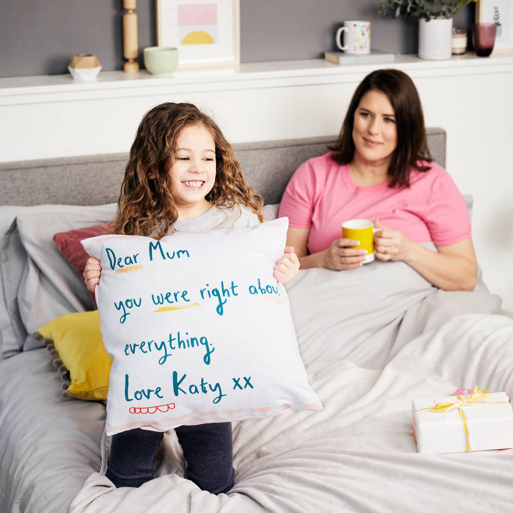 Personalised Dear Mum Message Cushion By Tillie Mint Loves ...