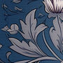 Blue And Grey Floral Lampshade, Lysandra Blue, thumbnail 3 of 6
