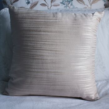 Handmade Repurposed Fabric Bumble Bee Cushion, 2 of 6
