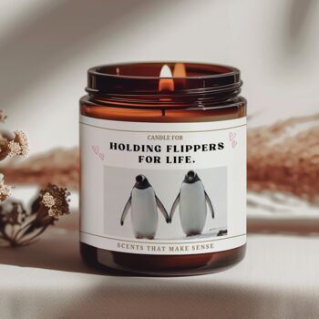 Anniversary Gifts Penguin Candle For Her And Him, 7 of 9