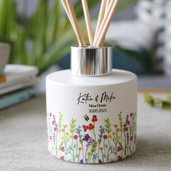 Wildflower New Home Reed Diffuser Gift, 3 of 8