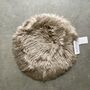 Silky Sheepskin Vole Round Seat Pad 35cm, thumbnail 1 of 2