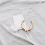 Personalised Mother Of Pearl Lucky Wedding Horseshoe, thumbnail 12 of 12
