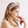 Daisy Dried Flower Crown Wedding Headband, thumbnail 2 of 7