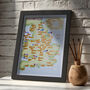 Personalised Scratch Off UK 92 Football Grounds 2026 2027 Season Print, thumbnail 5 of 12