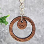 Personalised Coordinate And Initial Keyring, thumbnail 4 of 5
