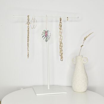 Personalised Jewellery Stand, Adjustable Height Gold, Silver Or White, 10 of 10
