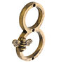 House Numbers With Bee In Antique Brass Finish, thumbnail 11 of 11