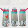 Cute Kittens Stainless Steel Flip Top Name Water Bottle, thumbnail 1 of 9