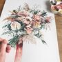 Bespoke Original Watercolour Wedding Bouquet Painting, thumbnail 7 of 12
