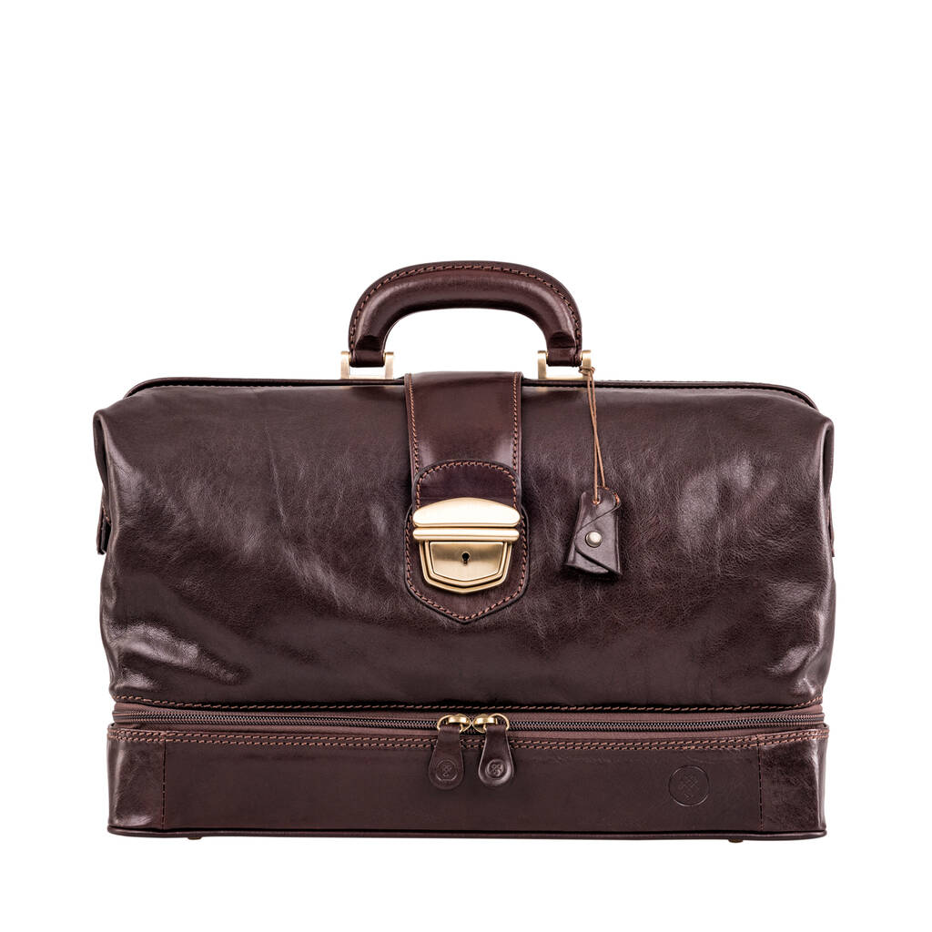 Italian Leather Doctors Bag. 'The Donnini L' By Maxwell Scott Bags ...