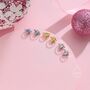 Sterling Silver Cz Saturn Planet Stud Earrings, thumbnail 2 of 11