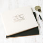 Wedding Guest Book With A Wedding Logo Designed, thumbnail 4 of 11