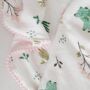 Handmade Personalised Muslin Baby Blanket, thumbnail 6 of 9