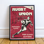 A3 Rugby Print, thumbnail 1 of 2